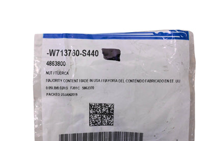 New OEM Ford W713760-S440, 4863800 Top Nut NOS