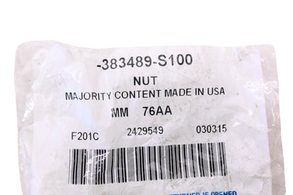 New OEM Ford 383489-S100 Suspension Lock Nut NOS
