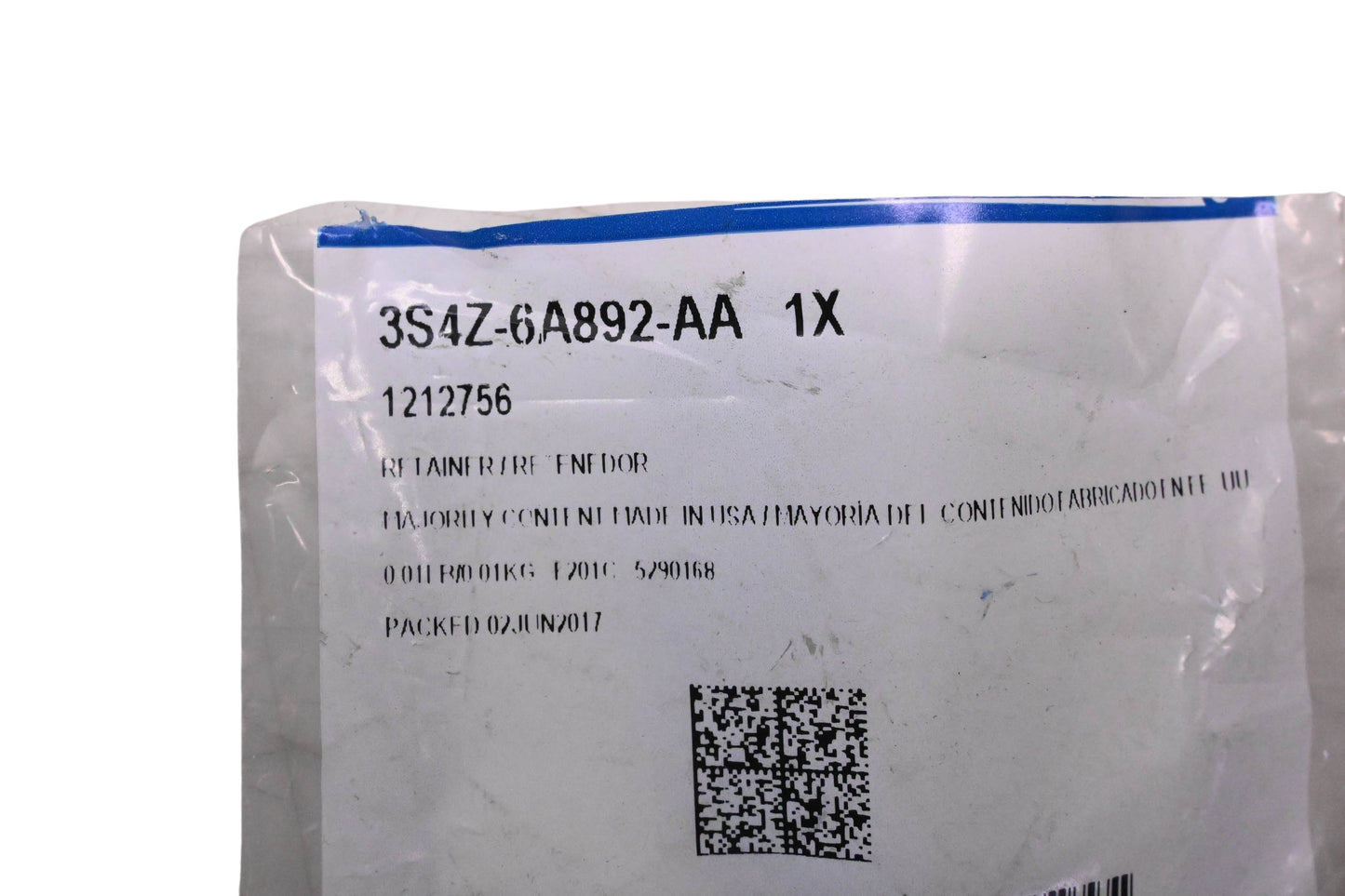 New OEM Ford 3S4Z-6A892-AA, 1212756 Vapor Cannister Purge Valve Assembly O-Ring NOS