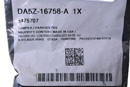 New OEM Ford DA5Z-16758-A, 5475707 Hood Bumper NOS