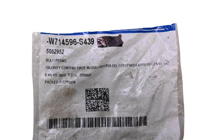 New OEM Ford W714596-S439, 5052952 Damper Mount Bolt NOS