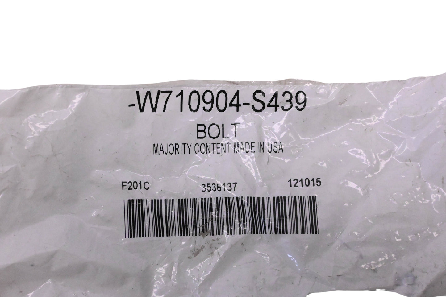 New OEM Ford W710904-S439 Bolt NOS