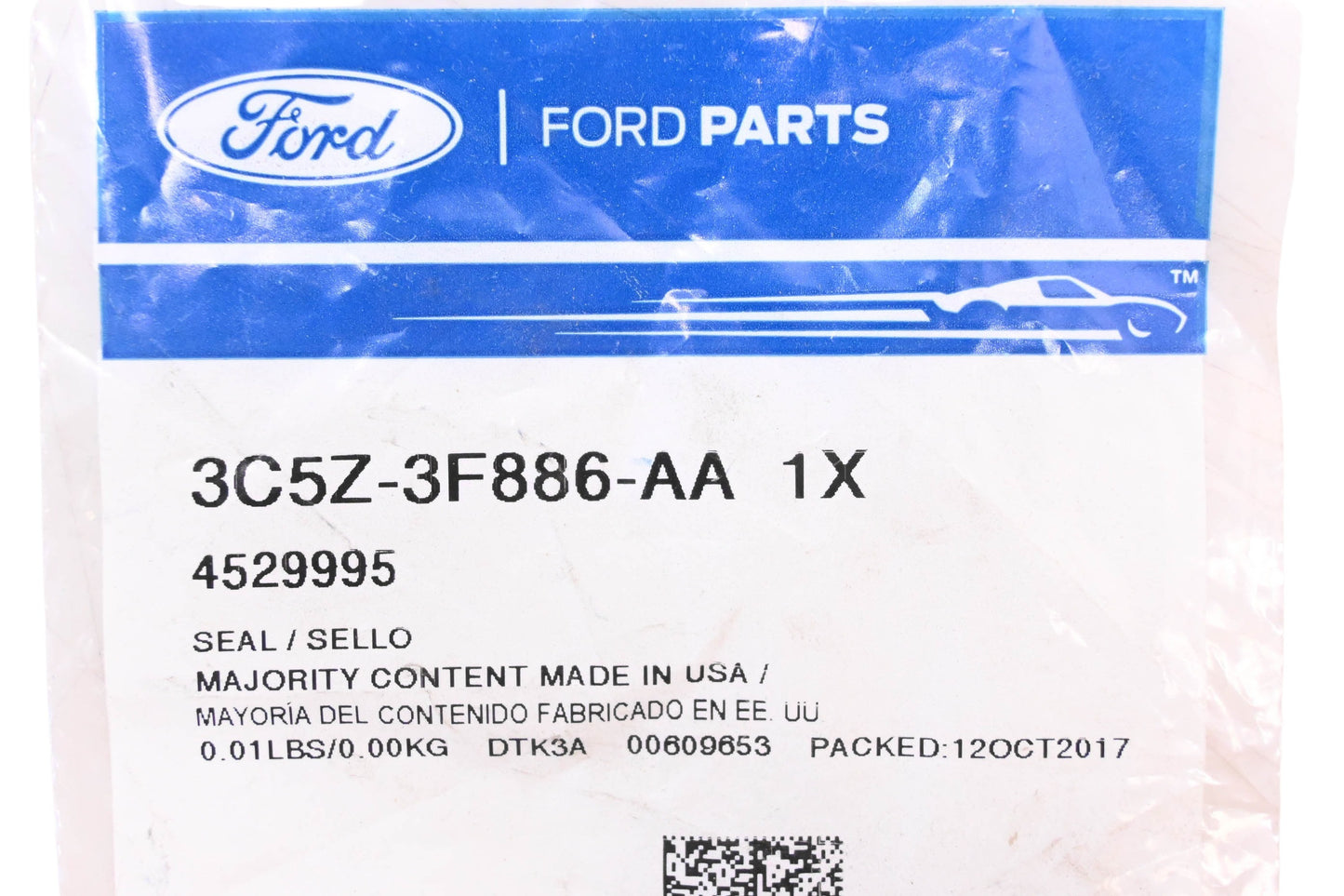 New OEM Ford 3C5Z-3F886-AA, 4529995 Seal NOS
