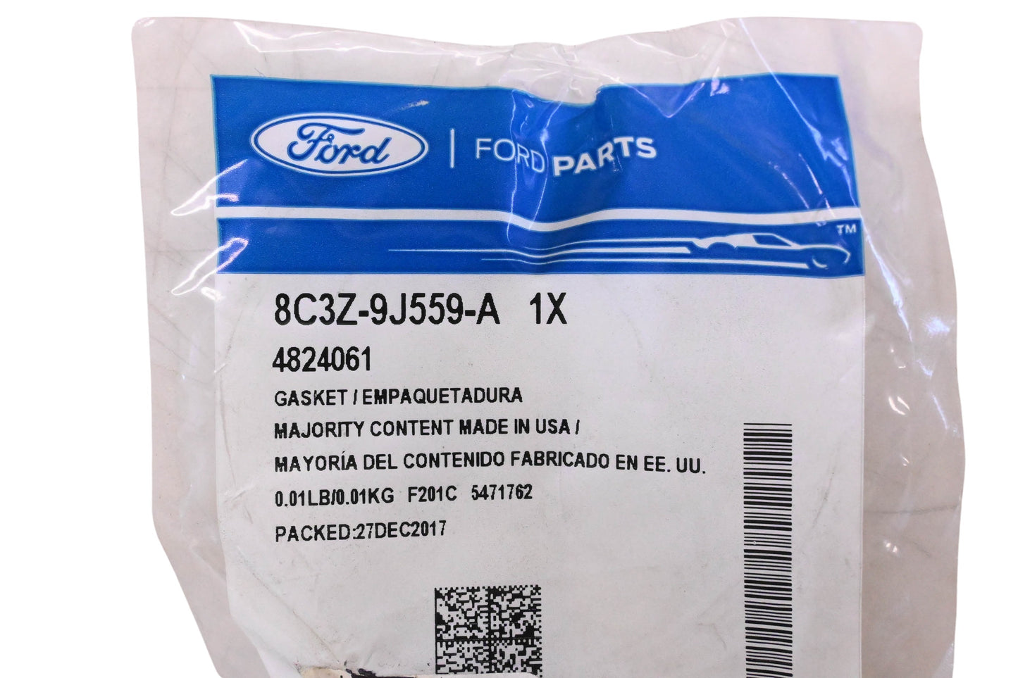 New OEM Ford 8C3Z-9J559-A, 4824061 Throttle Body Gasket NOS
