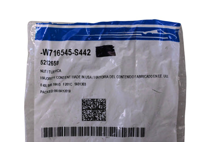 New OEM Ford W716545-S442, 5212658 Mount Plate Retainer Nut NOS
