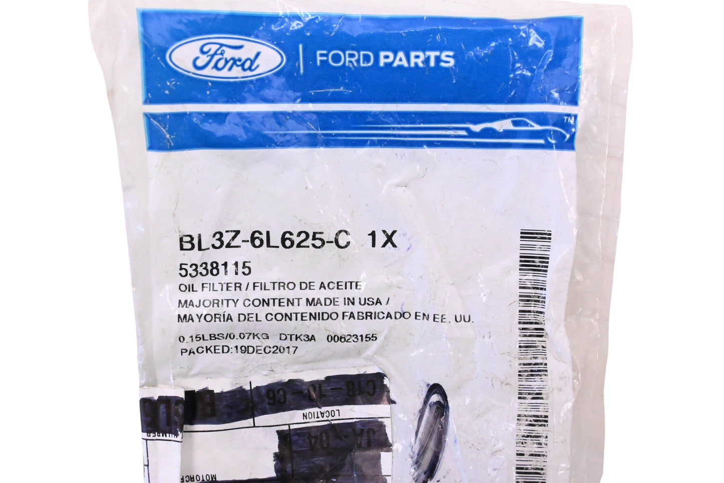 New OEM Ford BL3Z-6L625-C, 5338115 Engine Oil Filter Assembly NOS