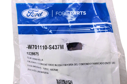 New OEM Ford W701110-S437M, 5228675 Mount Plate Clip NOS
