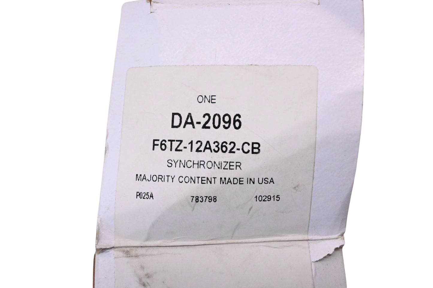 New OEM Ford DA-2096, F6TZ-12A362-CB Engine Camshaft Synchronizer Assembly NOS