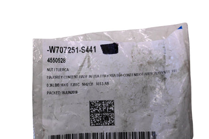 New OEM Ford W707251-S441, 4550528 Outer Tie Rod Nut NOS