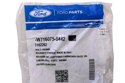 New OEM Ford W716075-S442, 5162262 Lower Control Arm Mount Bolts Qty 2 NOS
