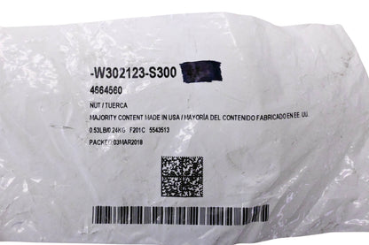 New OEM Ford W302123-S300, 4664560 Nut NOS