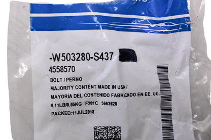 New OEM Ford W503280-S437, 4558570 Ignition Coil Bolt & Washer Assemblies Qty 2 NOS