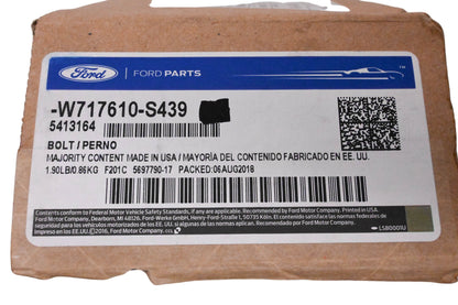 New OEM Ford W717610-S439, 5413164 Gear Assembly Mount Bolt NOS