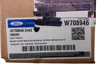 New OEM Ford W708946-S442, 1686394 Screw & Washer Assembly NOS