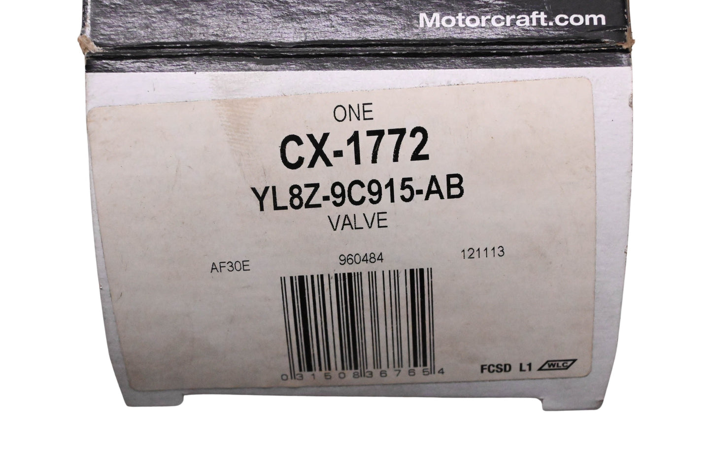 New OEM Motorcraft CX-1772, YL8Z-9C915-AB Fuel Vapor Canister Purge Valve Assembly NOS