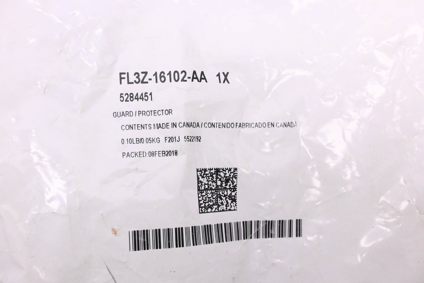 New OEM Ford FL3Z-16102-AA, 5284451 Front Right Mud Shield NOS