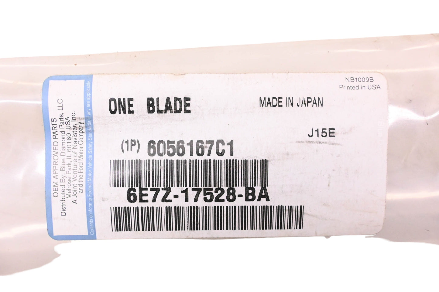 New OEM Ford 6E7Z-17528-BA, 6056167C1 21" Wiper Blade Assembly NOS