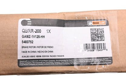 Omnicraft QBRR-200, GAMZ-1V125-HH, 5483752 Disc Brake Rotor Assembly NOS