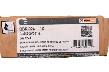 Omnicraft QBR-924, GAMZ-2V001-Z, 5477224 Brake Pad Kit NOS