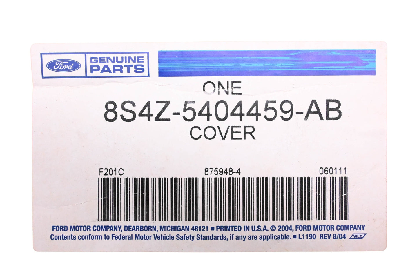 New OEM Ford 8S4Z-5404459-AB Cover Assembly NOS