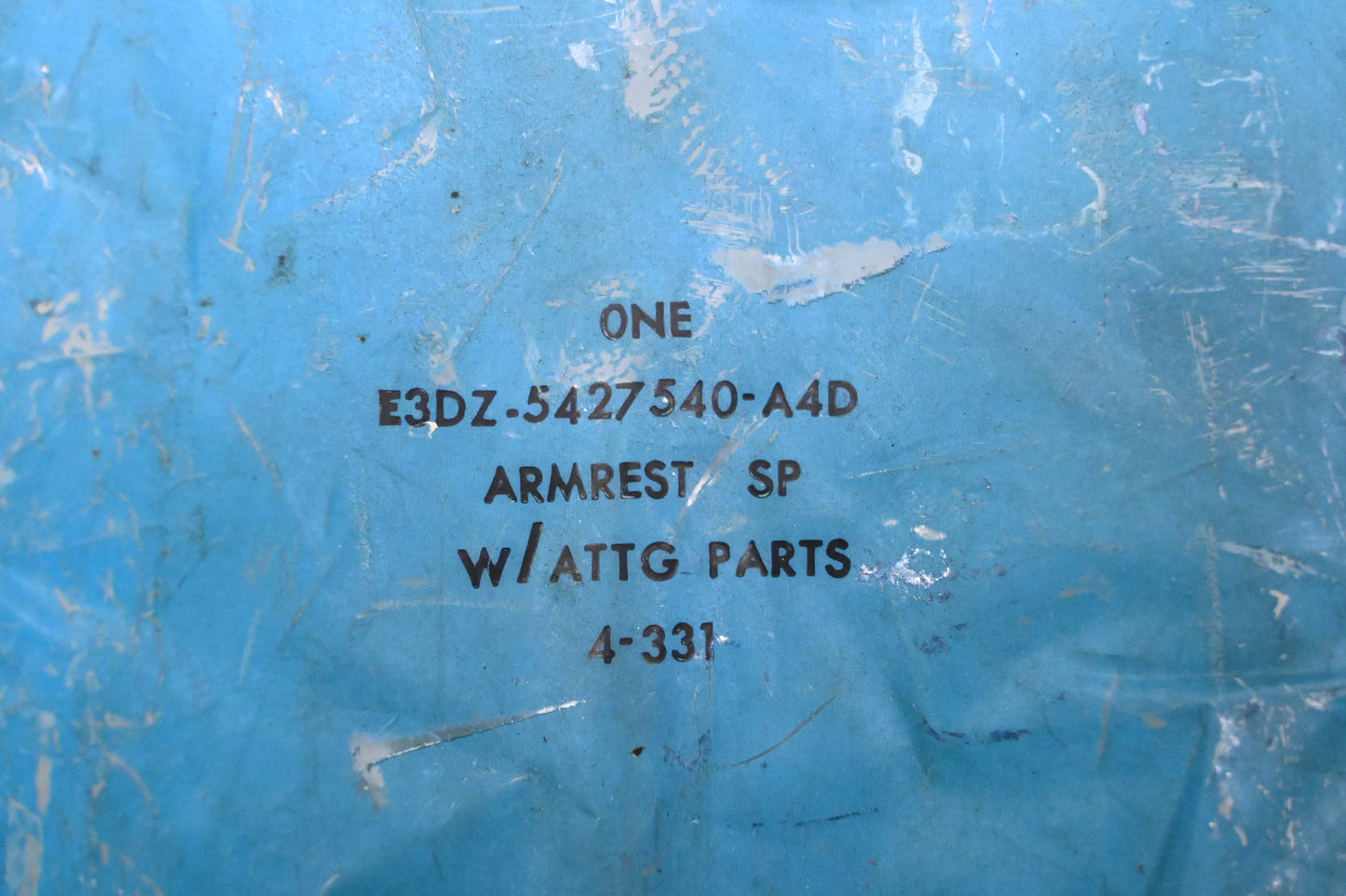 New OEM Ford E3DZ-5427540-A4D Red Interior Trim Armrest Assembly Kit NOS