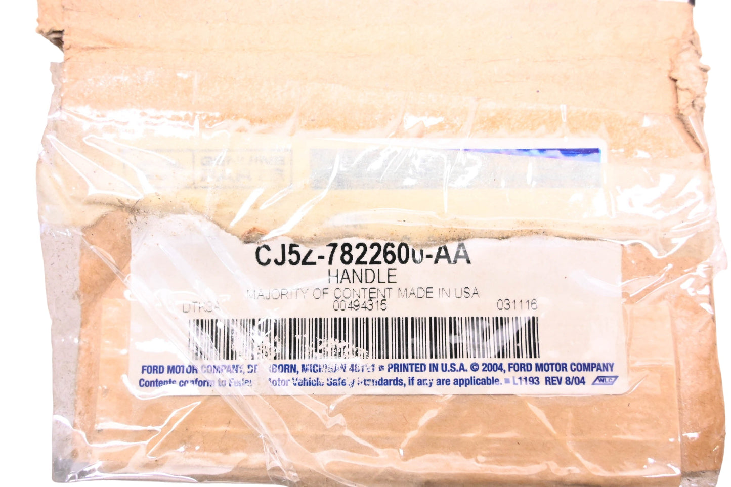 New OEM Ford CJ5Z-7822600-AA Front Right Interior Door Handle Assembly NOS
