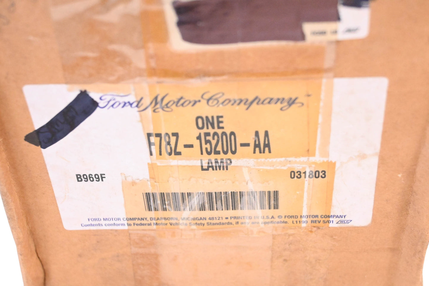 New OEM Ford F78Z-15200-AA Right Side Fog Lamp Assembly NOS