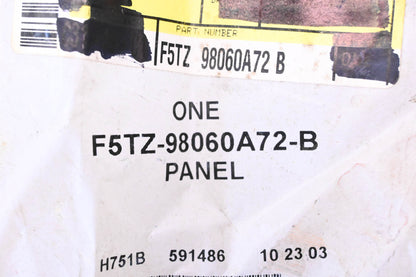 New OEM Ford F5TZ-98060A72-B Center Console Glove Compartment Panel NOS
