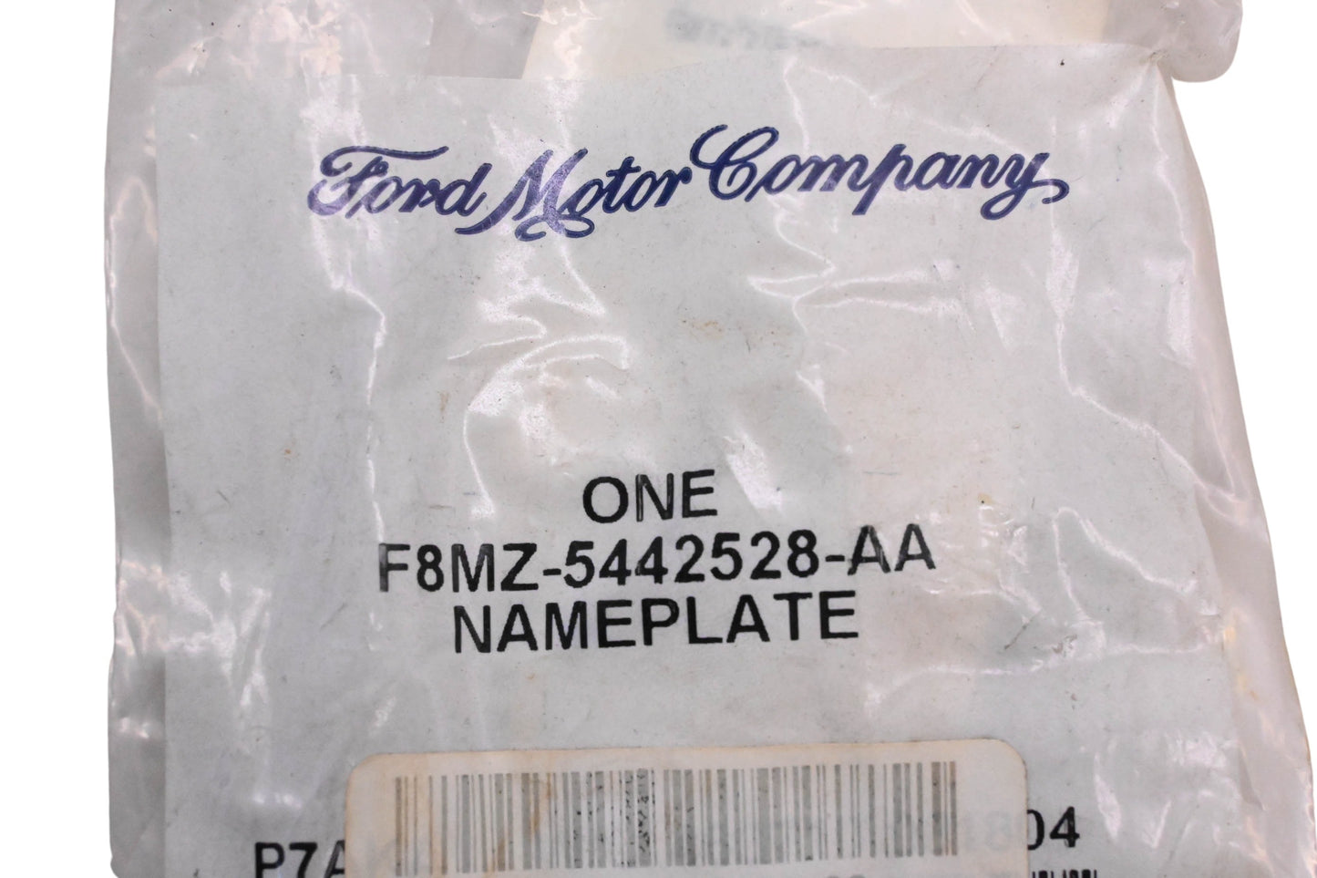 New OEM Ford F8MZ-5442528-AA Mercury Name Plate Emblem NOS