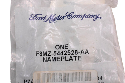 New OEM Ford F8MZ-5442528-AA Mercury Name Plate Emblem NOS