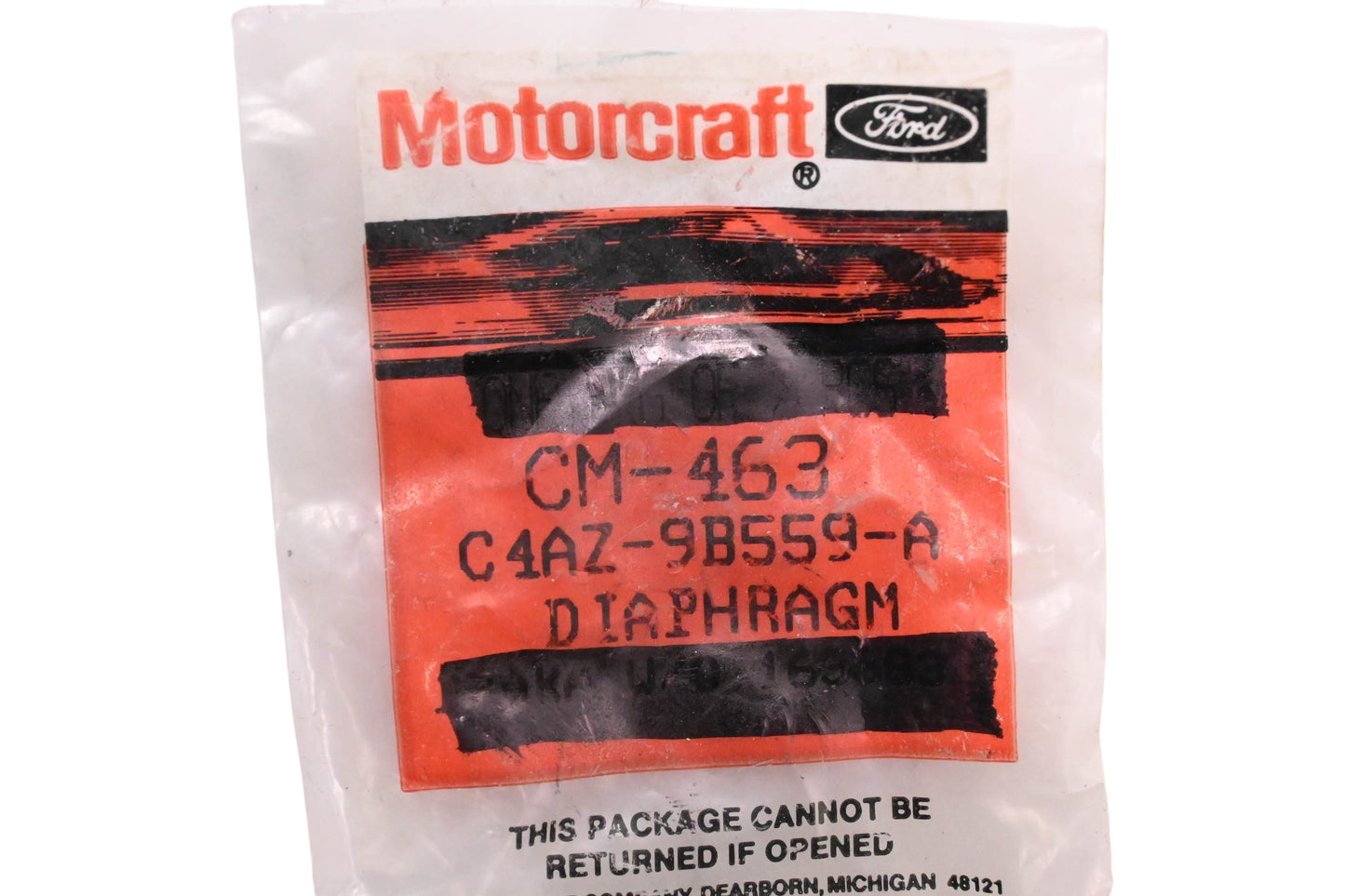 New OEM Motorcraft CM-463, C4AZ-9B559-A Accelerator Pump Diaphragm Assembly NOS