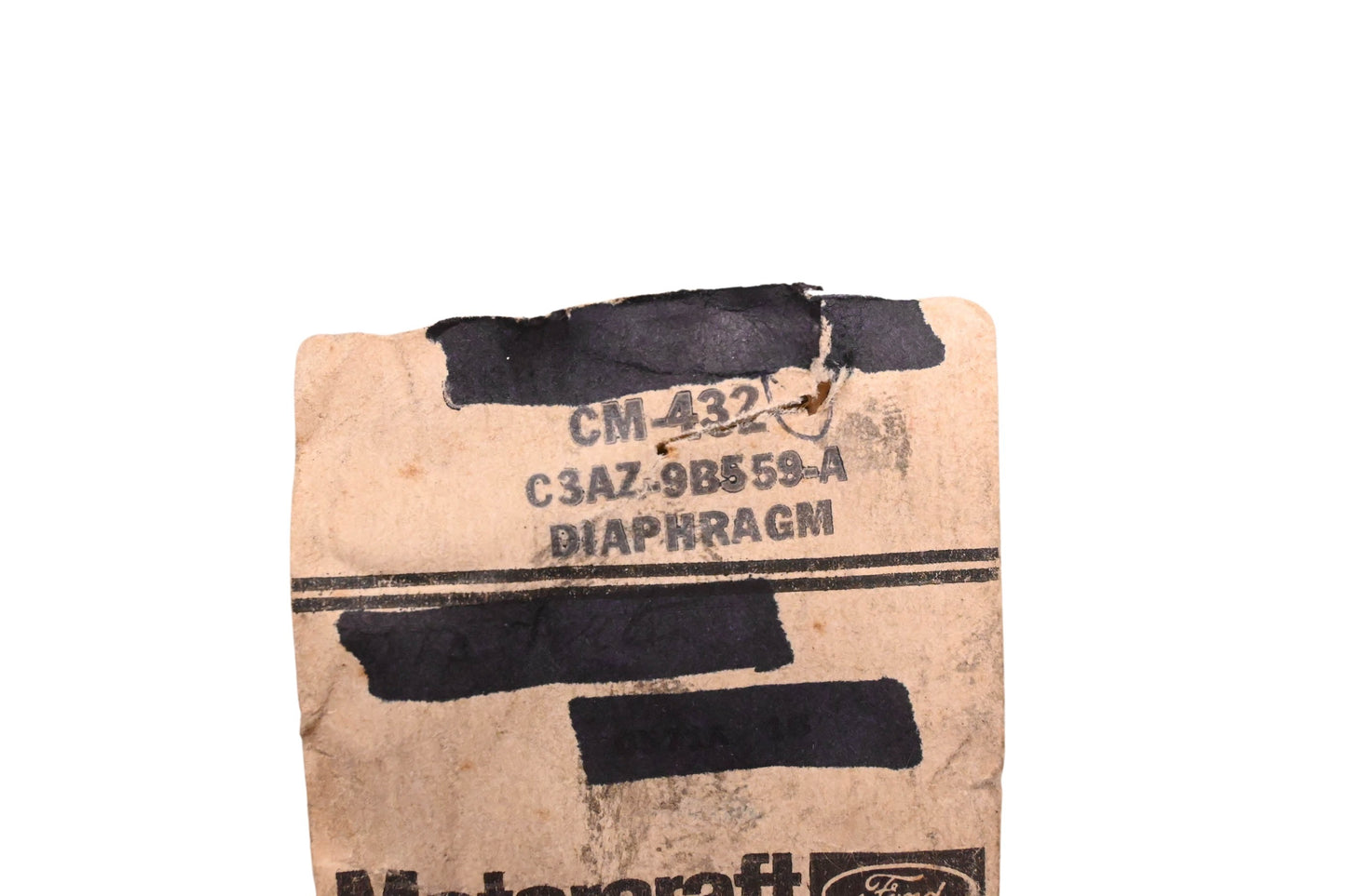 New OEM Motorcraft CM-432, C3AZ-9B559-A Carburetor Accelerator Pump Diaphragm NOS