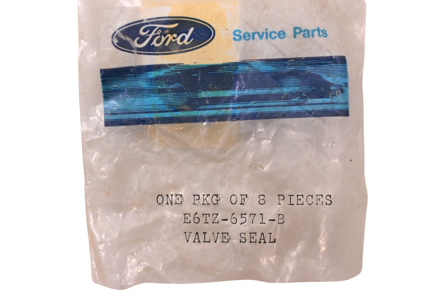 New OEM Ford E6TZ-6571-B Valve Stem Seals Qty 8 NOS