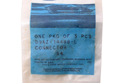 New OEM Ford D9AZ-14488-L Cable Connectors Qty 5 NOS