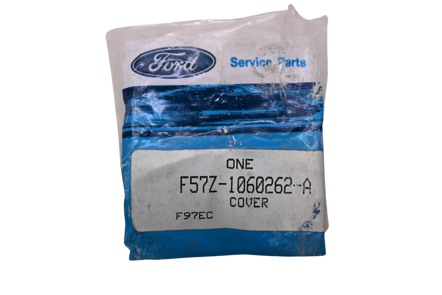 New OEM Ford F57Z-1060262-A Tan Seat Belt Cover NOS