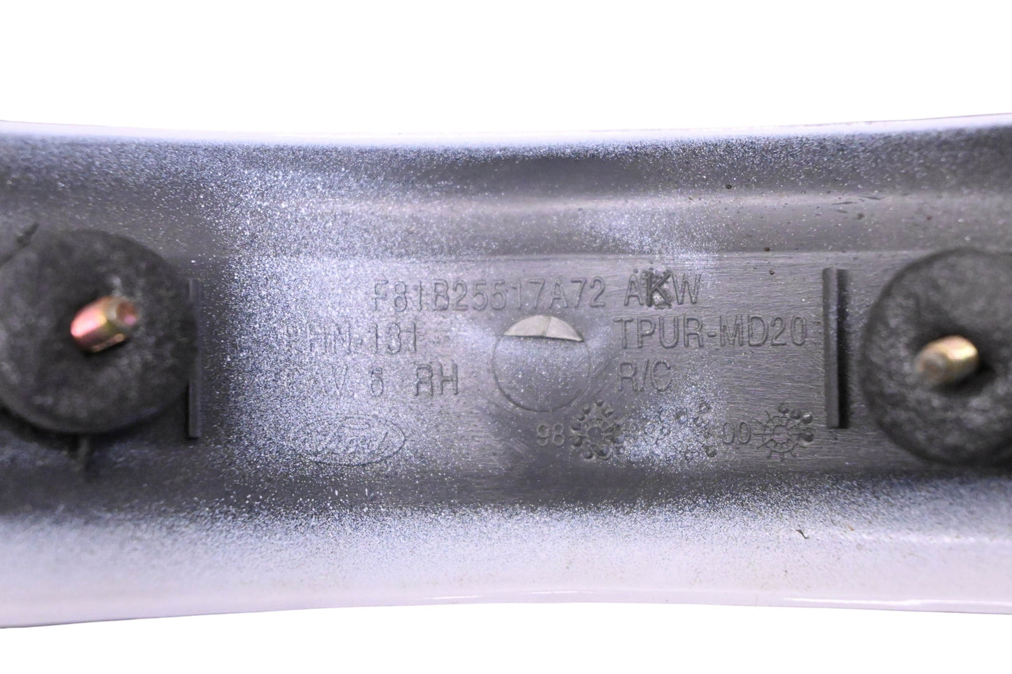 New OEM Ford F81B25517A72 White Ride Side Roof Molding NOS