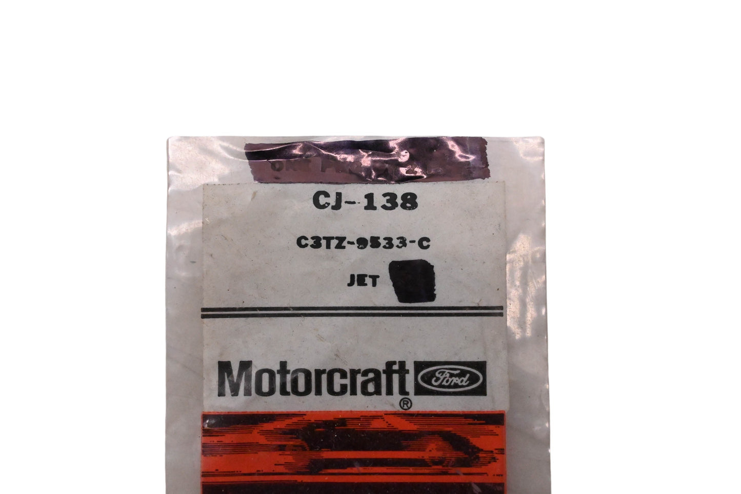 New OEM Motorcraft CJ-138, C3TZ-9533-C Carburetor Main Metering Jet NOS