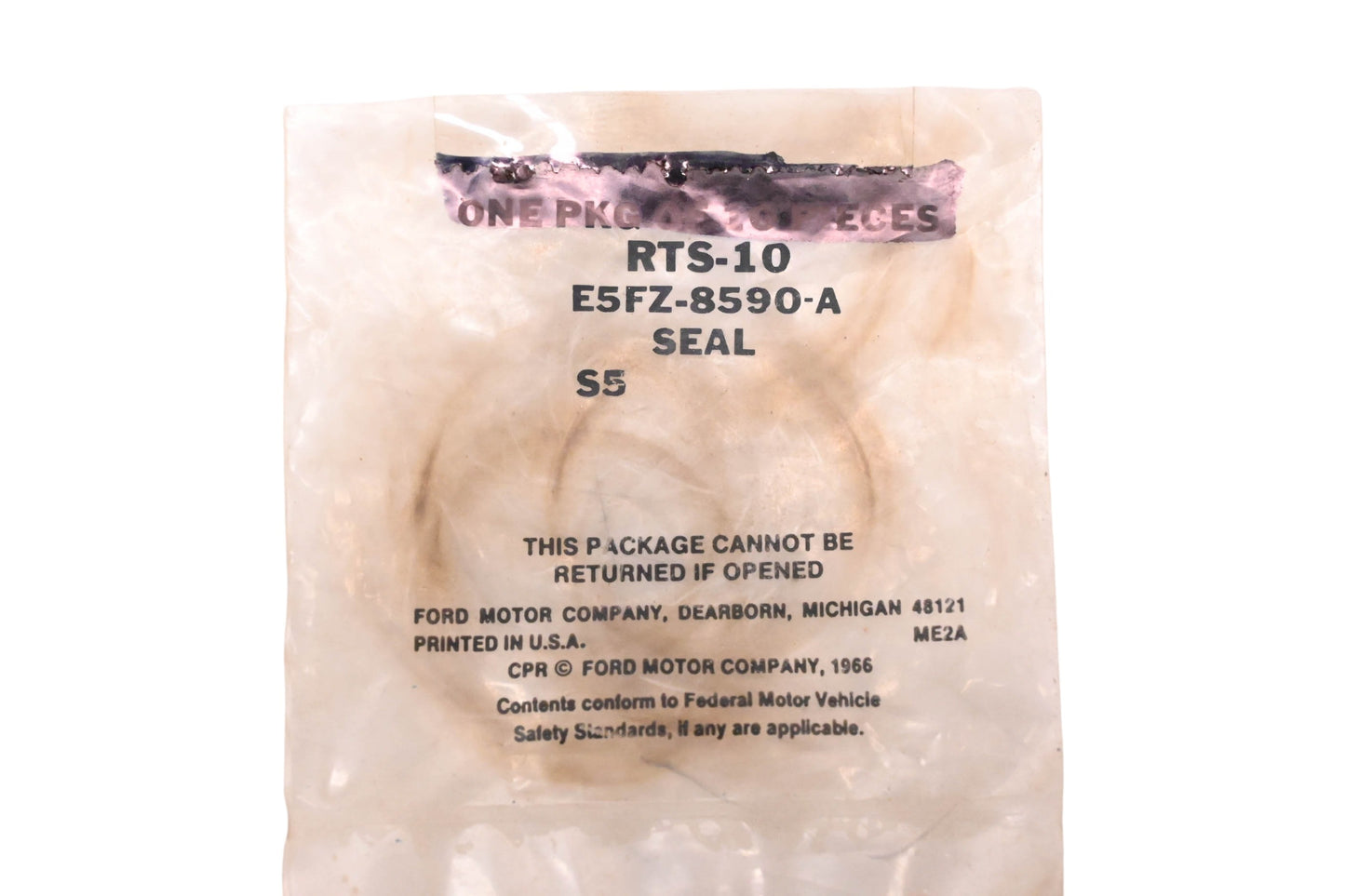New OEM Motorcraft RTS-10, E5FZ-8590-A Engine Coolant Thermostat Housing Seal NOS