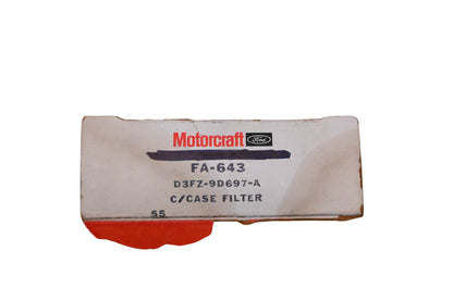 New OEM Motorcraft FA-643, D3FZ-9D697-A Breather Filter NOS