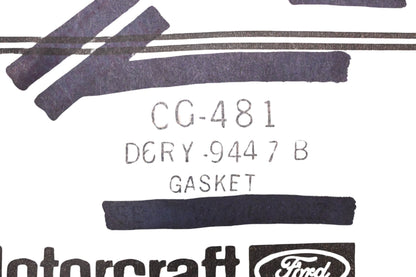 New OEM Motorcraft CG-481, D6RY-9447-B Carburetor Mounting Gasket NOS