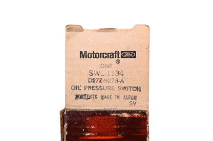 New OEM Motorcraft SWE-1134, D27Z-9278-A Engine Oil Pressure Switch Assembly NOS