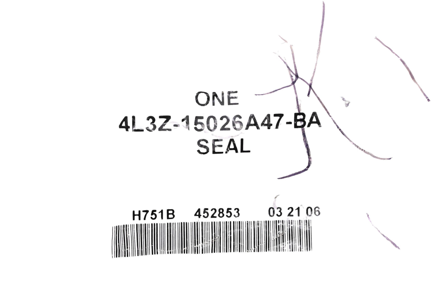 New OEM Ford 4L3Z-15026A47-BA Left Side Windshield Pillar Seal NOS