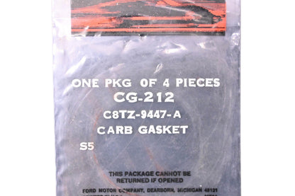 New OEM Motorcraft CG-212, C8TZ-9447-A Carburetor Mounting Gaskets Qty 4 NOS