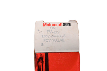 New OEM Motorcraft EV-139, E63Z-6A666-B PCV Valve Assembly NOS