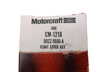 New OEM Motorcraft CM-1218, D0ZZ-9550-A Float & Lever Assembly NOS