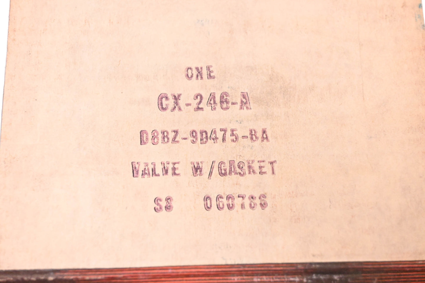 New OEM Motorcraft CX-246-A, D8BZ-9D475-BA Exhaust Gas Recirculation Valve Assembly Kit NOS
