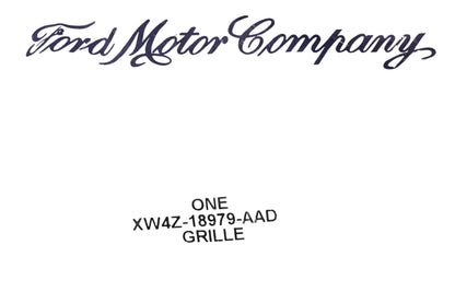 New OEM Ford XW4Z-18979-AAD Speaker Grille NOS