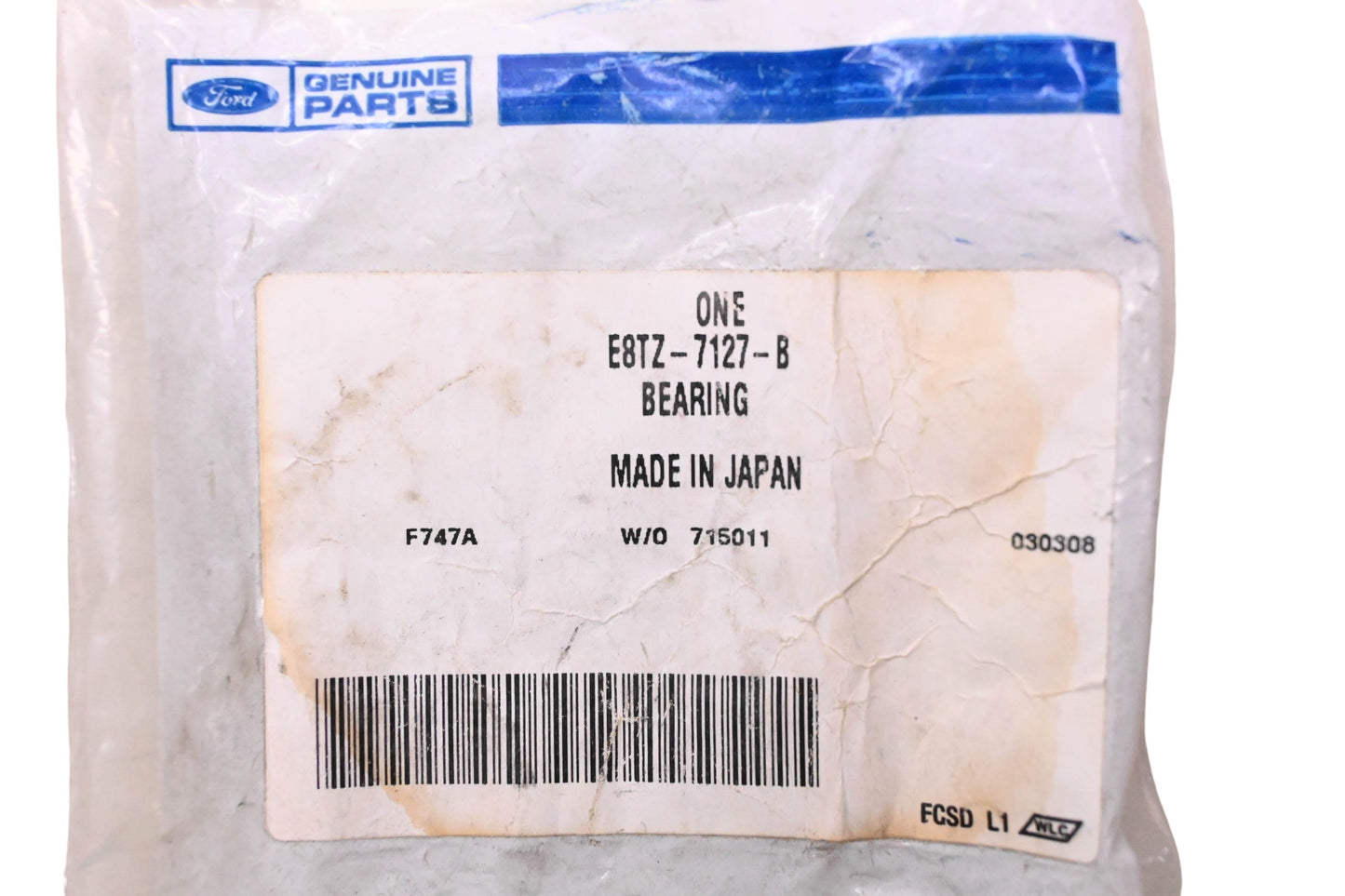 New OEM Ford E8TZ-7127-B Rear Bearing Assembly NOS