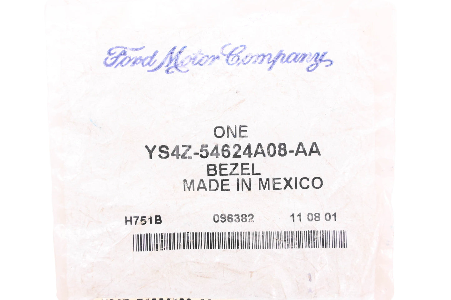 New OEM Ford YS4Z-54624A08-AA Seat Back Latch Handle Bezel NOS