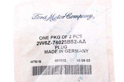 New OEM Ford 2W6Z-76025B52-AA Plug Qty 2 NOS
